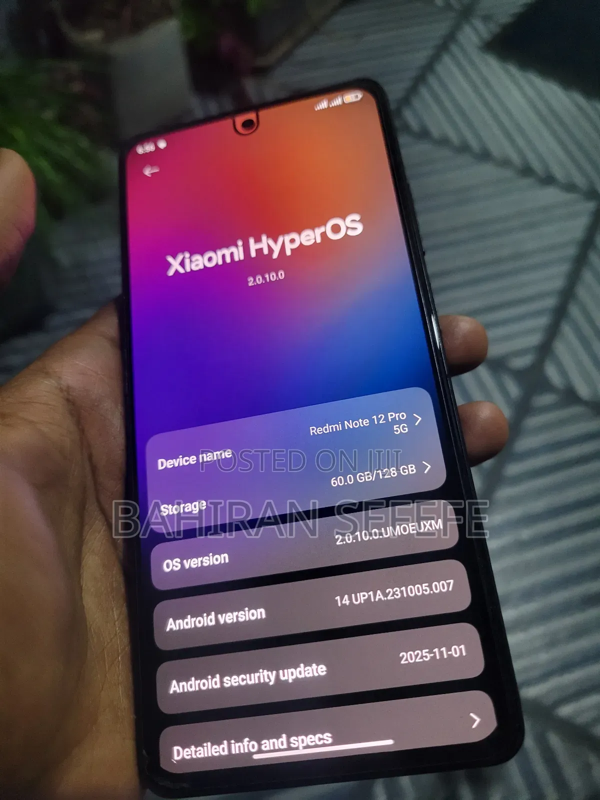 Xiaomi Redmi Note 12 Pro 5G 128 GB Black