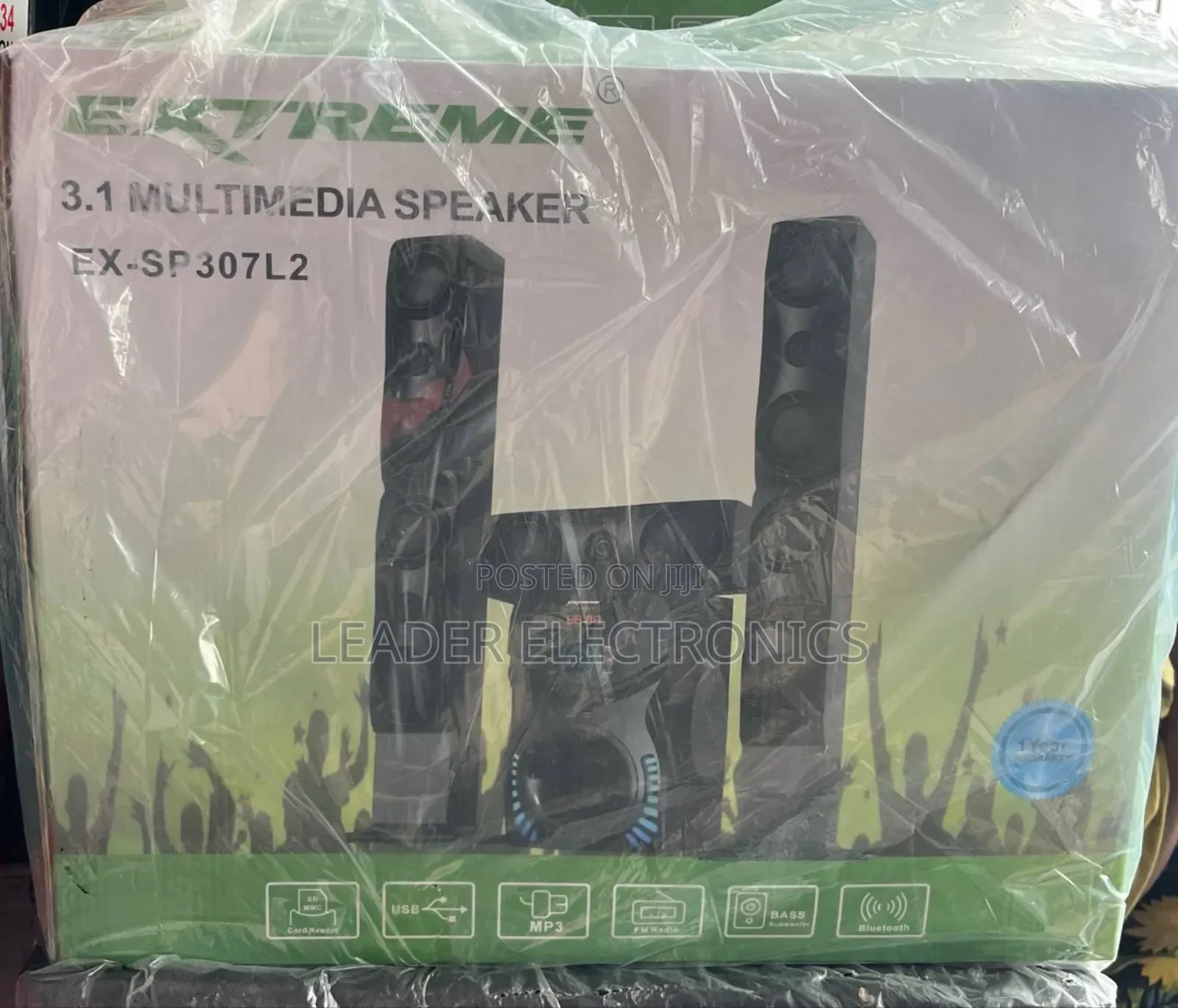 Extreme 3.1ch Multimedia Speaker – Deep Bass, Smart Entertainment!