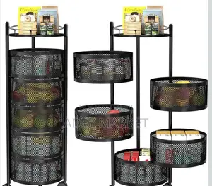 5 Layer Moveable Kitchen Storage Rack