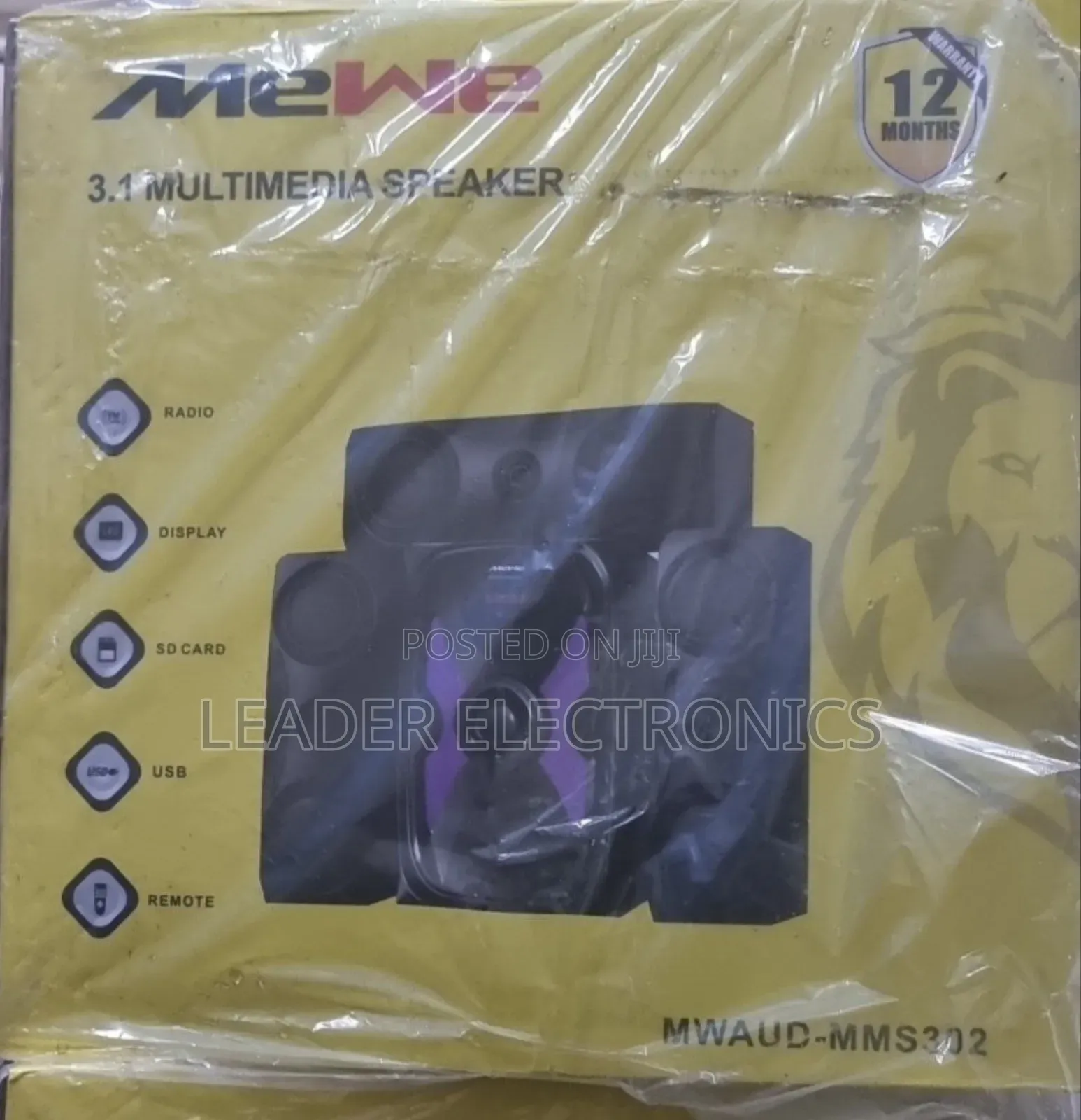 Mewe 3.1ch Multimedia Speaker – Clear Sound, Smart Entertainment!