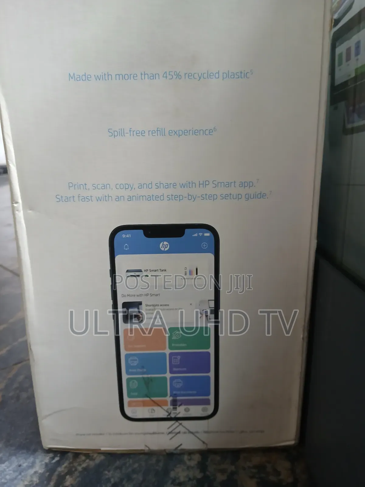 The Image Shows an Hp Smart Tank 580 Wireless All-in-One Printer.