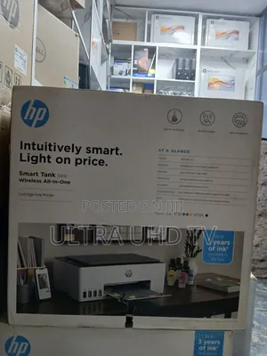 The Image Shows an Hp Smart Tank 580 Wireless All-in-One Printer.