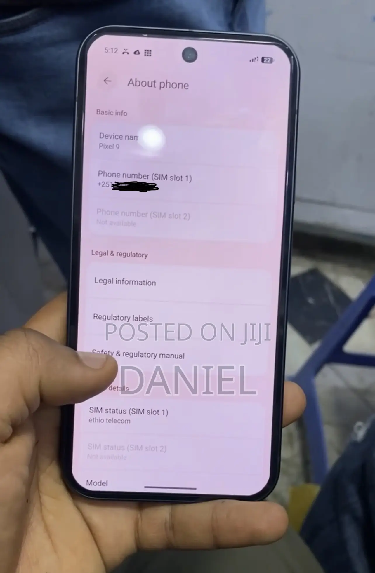 New Google Pixel 9 128 GB Black