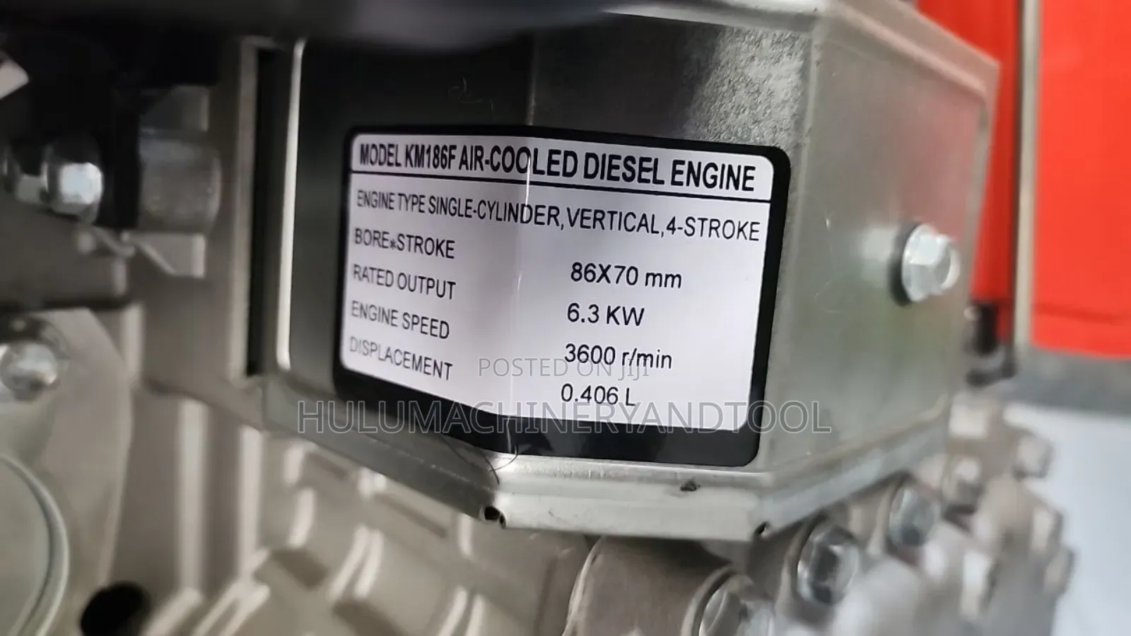 Kama Enginekama Km188f/E Single-Cylinder, Air-Cooled Diesel Engine