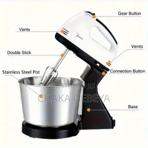 Professional Stand Mixer - Includes Dough Hook Beaters