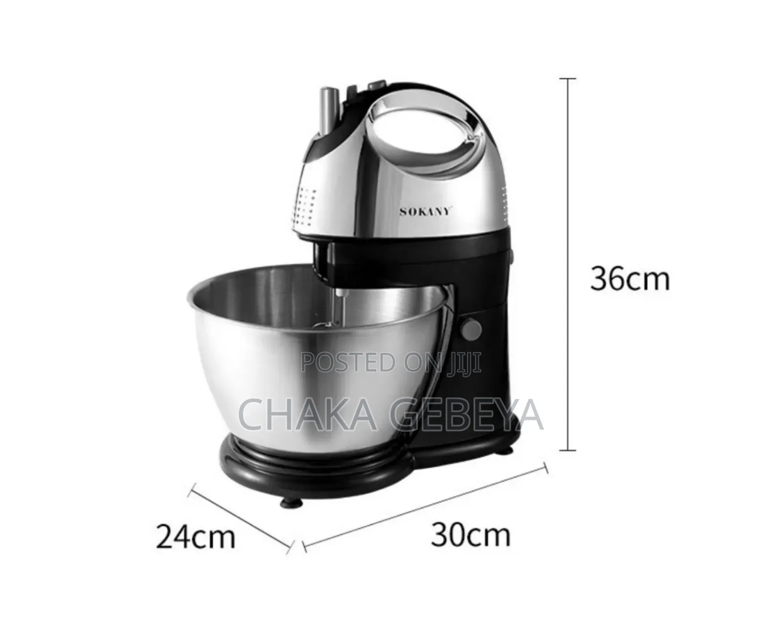 Heavy-Duty Kitchen Mixer - 4 Liter Capacity - Turbo Function Included