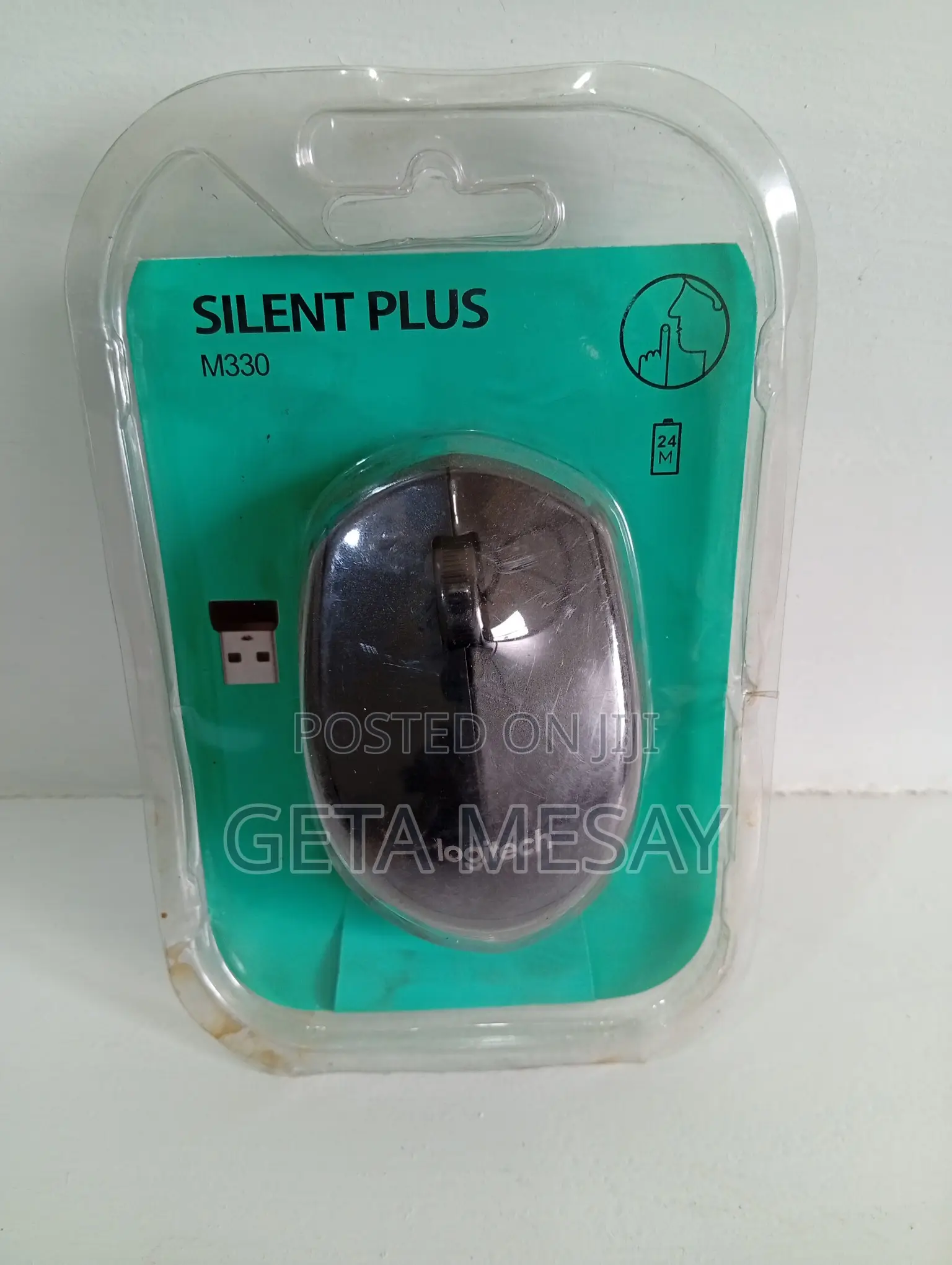 Logitech M330 Silent Plus Wireless Mouse Compatible With Pc/Mac/Laptop