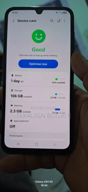 New Samsung Galaxy A15 5G 128 GB Blue