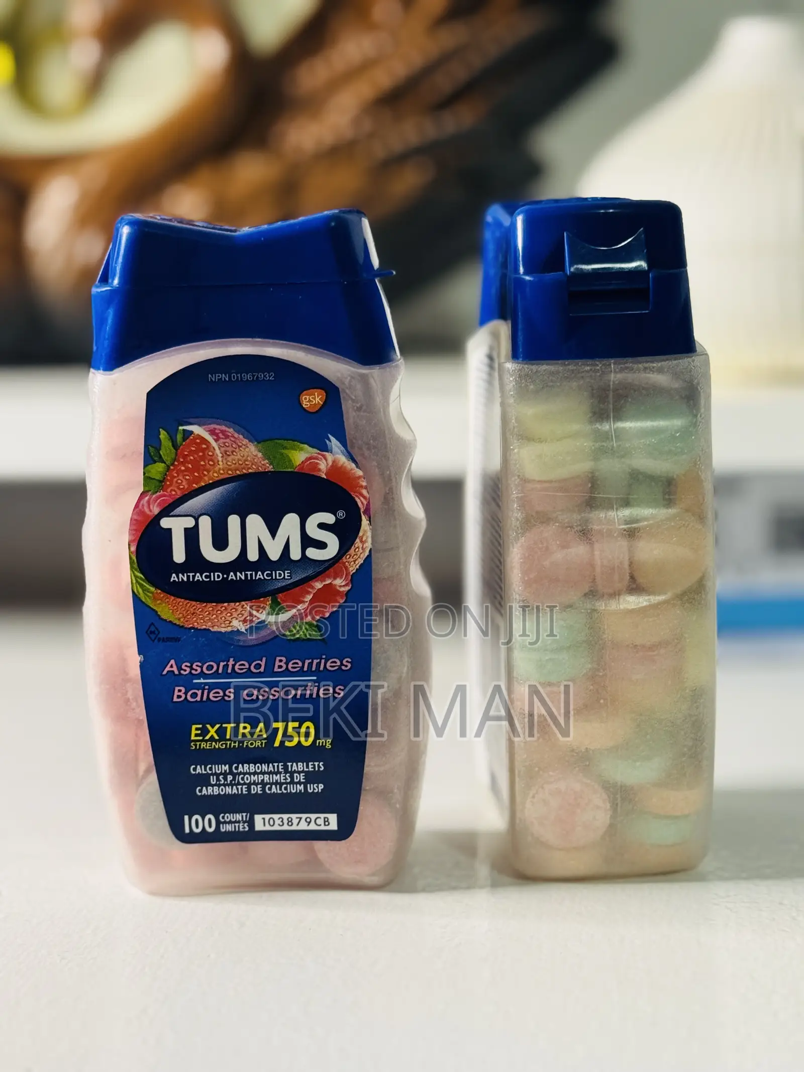 Tums Extra Strength 750 Mg – Assorted Berries, Anti Acid