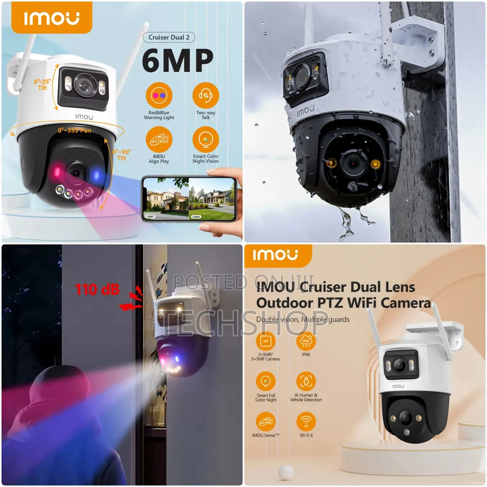 Imou Ranger 6mp Dual Lens Security Camera