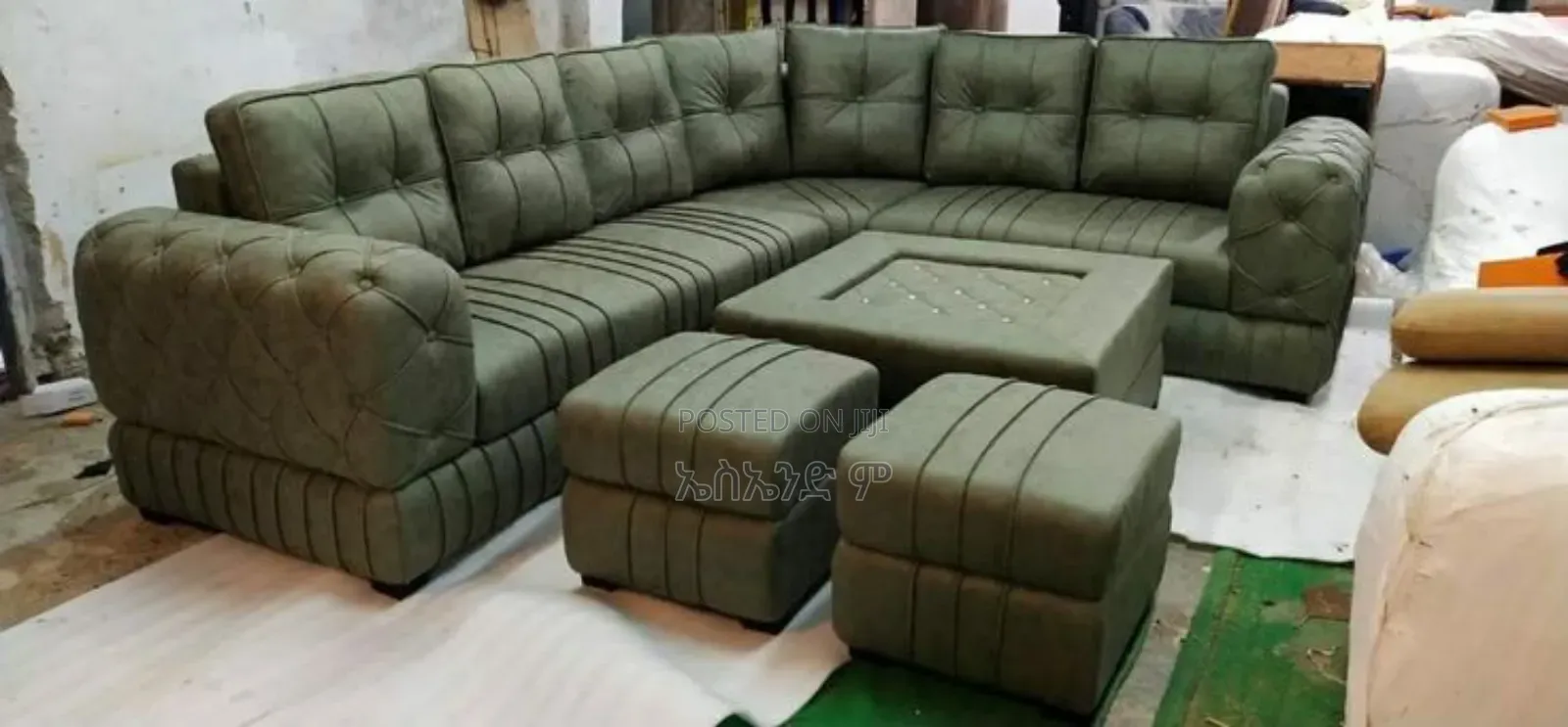 Ruled Sofa With Out Table Fully Leather