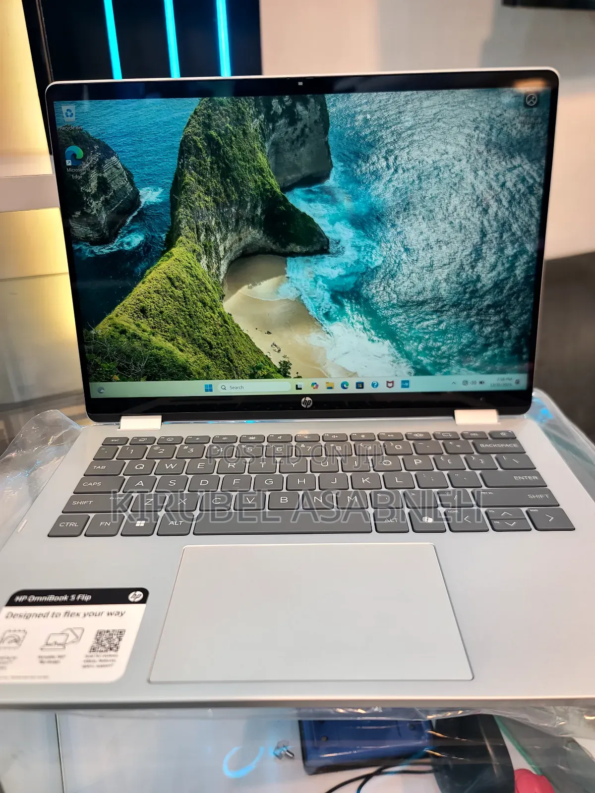 New Laptop HP OmniBook 5 Flip 14-Fp0023dx 16GB Intel Core 7 SSD 512GB