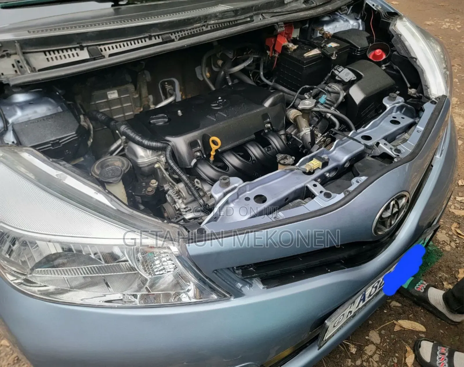 Toyota Yaris 2012 Blue