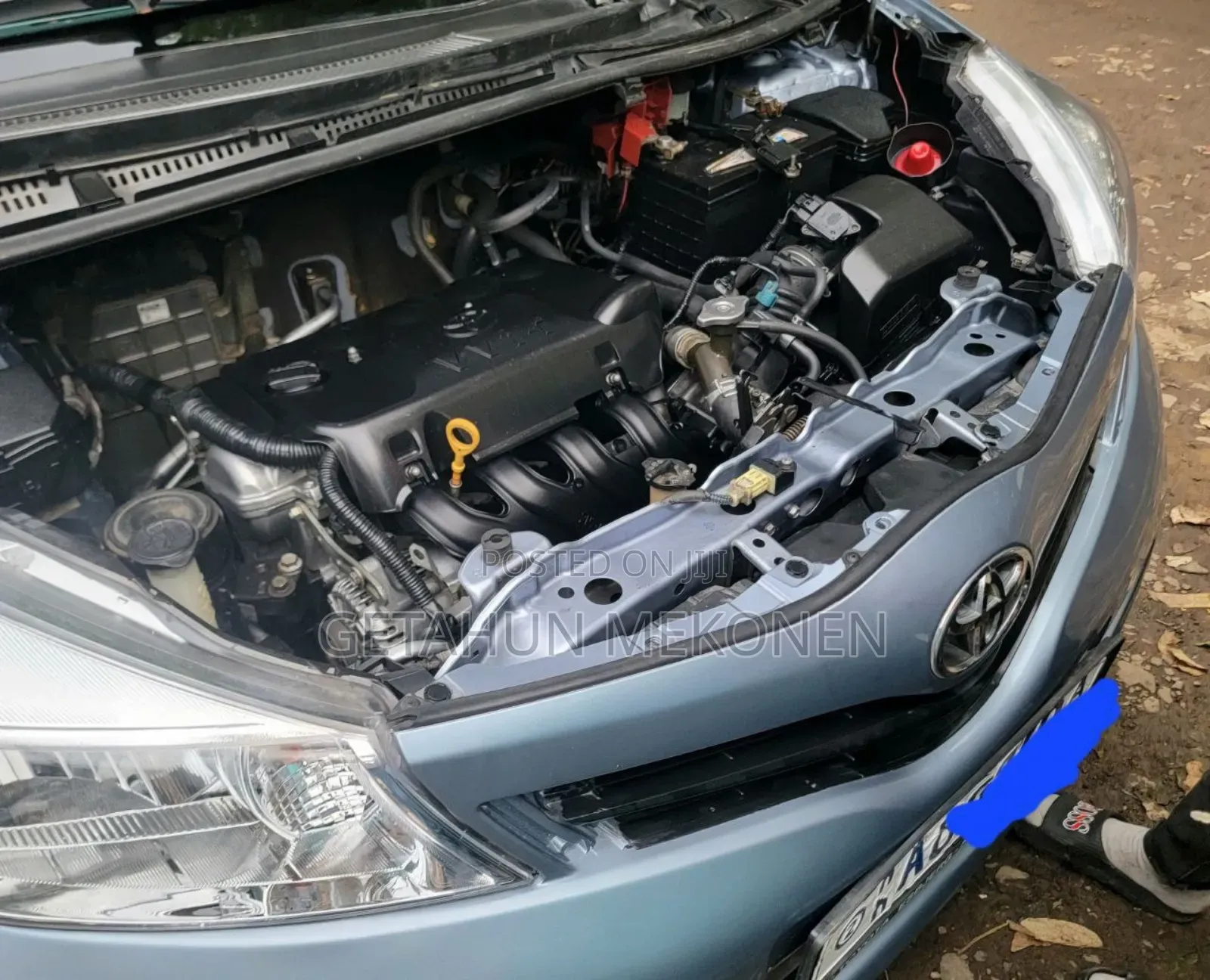 Toyota Yaris 2012 Blue