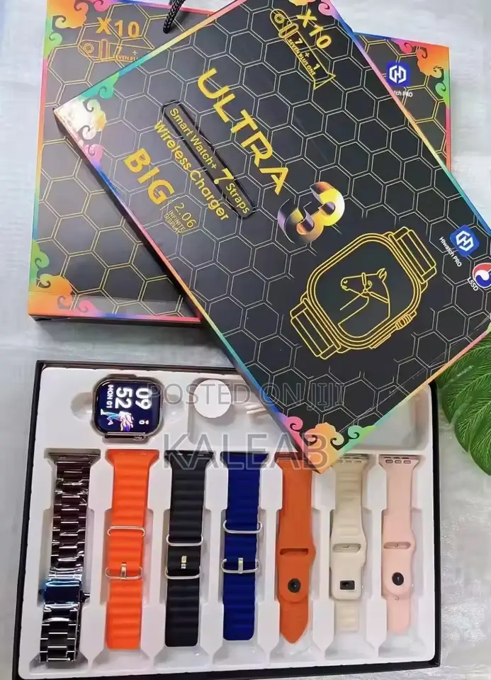 7+1 Smart Watch X10 Ultra 3 Sport Watch for Men Women Bluetooth Phone