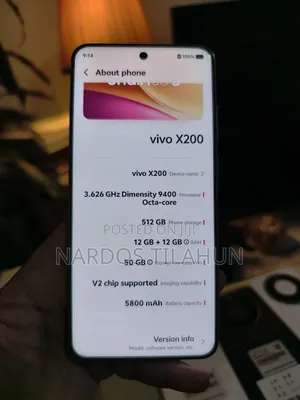 New Vivo X200 512 GB White