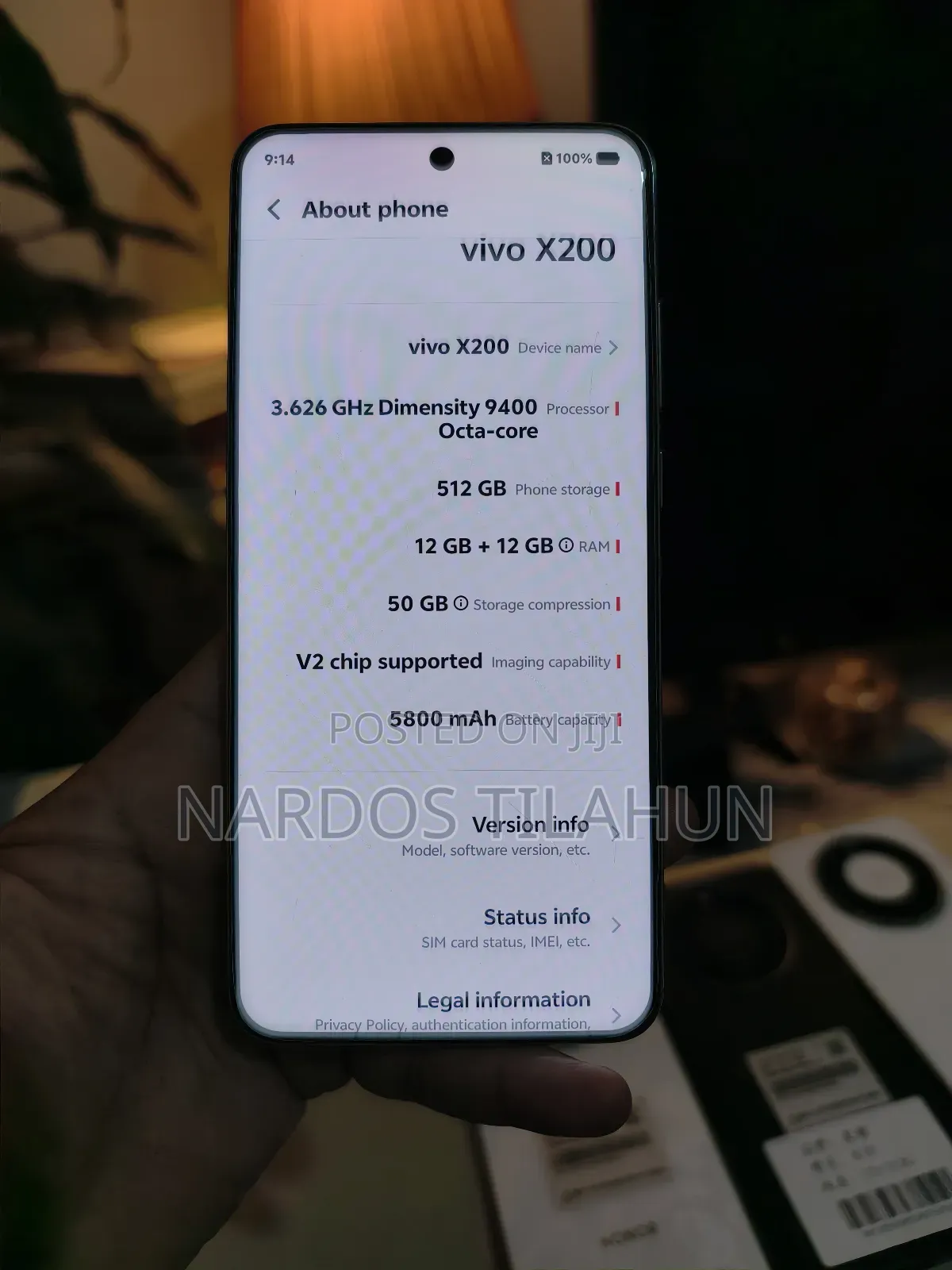 New Vivo X200 512 GB White