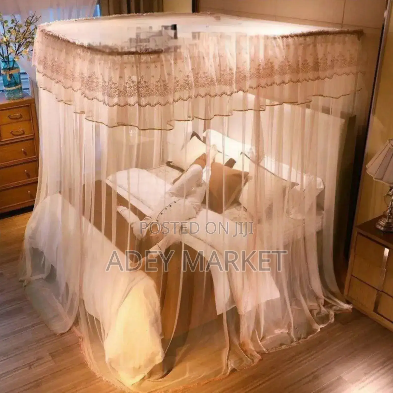 U Shapped Stainless Steel Frame Mosquito Net