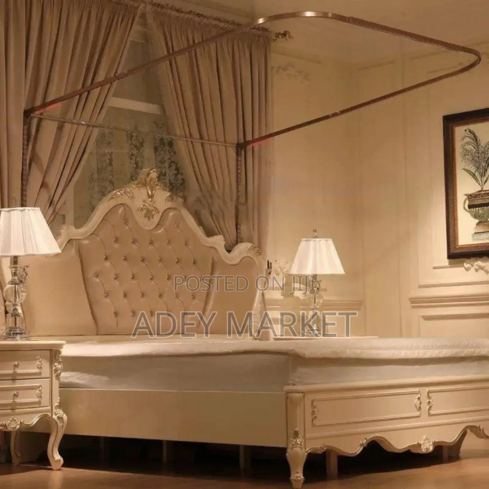 U Shapped Stainless Steel Frame Mosquito Net