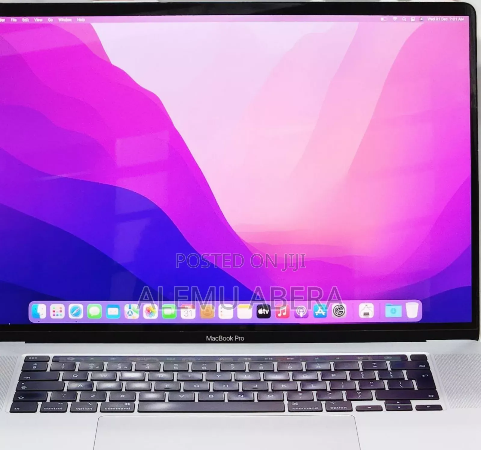 New Laptop Apple MacBook Pro 2019 16GB Intel Core I7 SSD 512GB