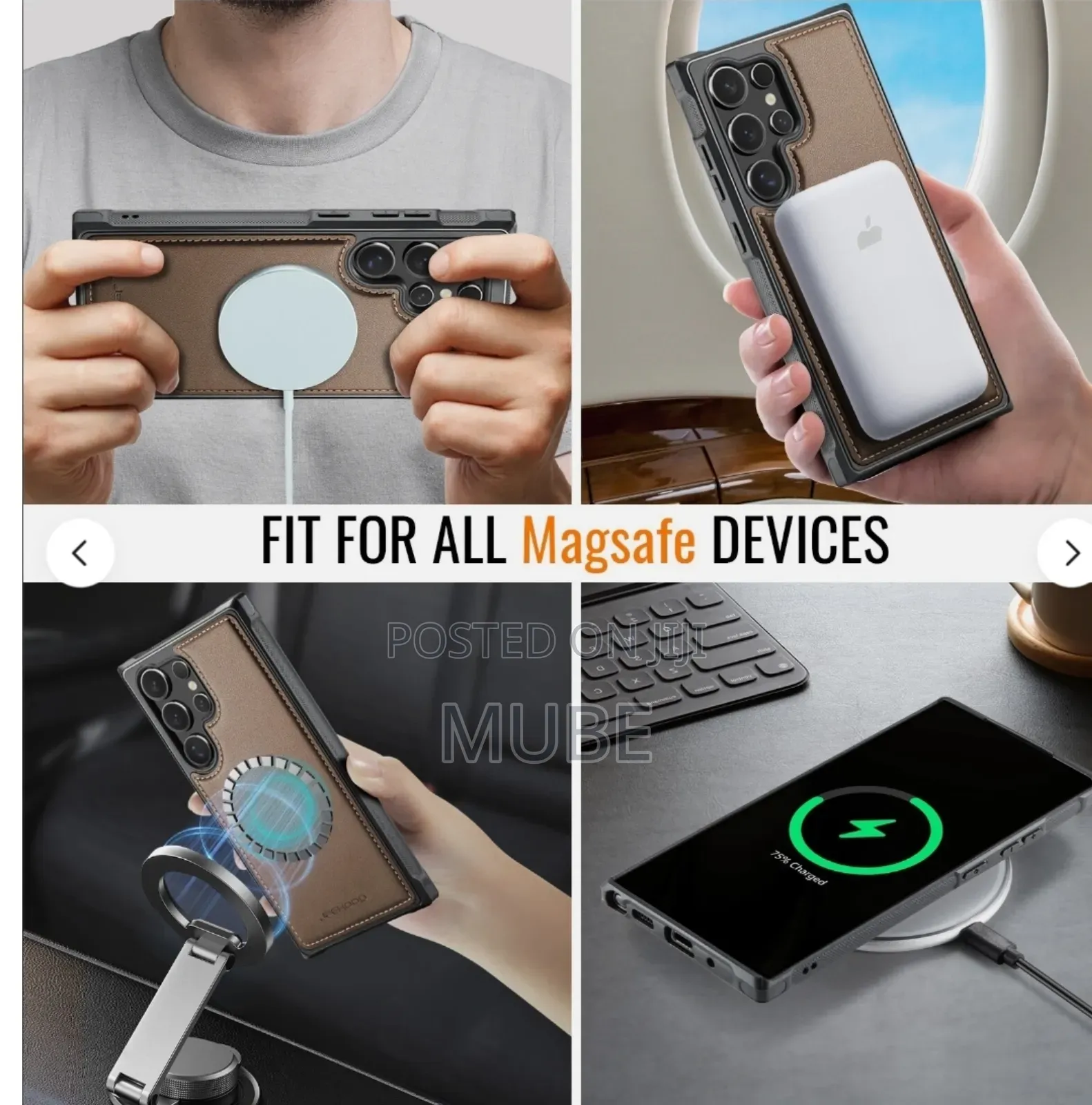 Samsung Galaxy S24/25 Ultra - ማግኔቲክ አርመር ኬዝ (Magnetic Armor Case)