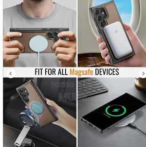 Samsung Galaxy S24/25 Ultra - ማግኔቲክ አርመር ኬዝ (Magnetic Armor Case)