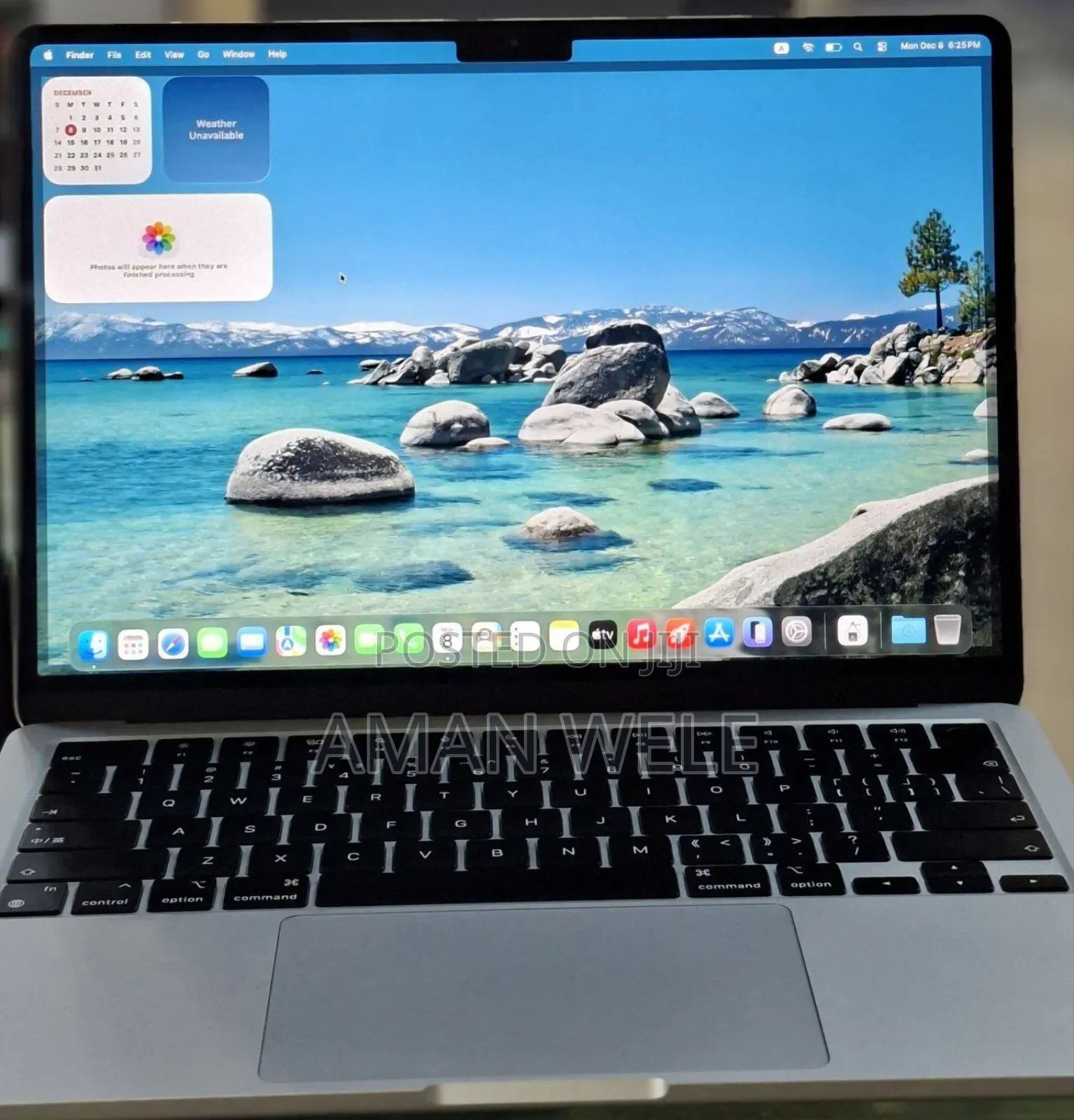 New Laptop Apple MacBook Air 2022 M2 8GB Apple M2 SSD 256GB