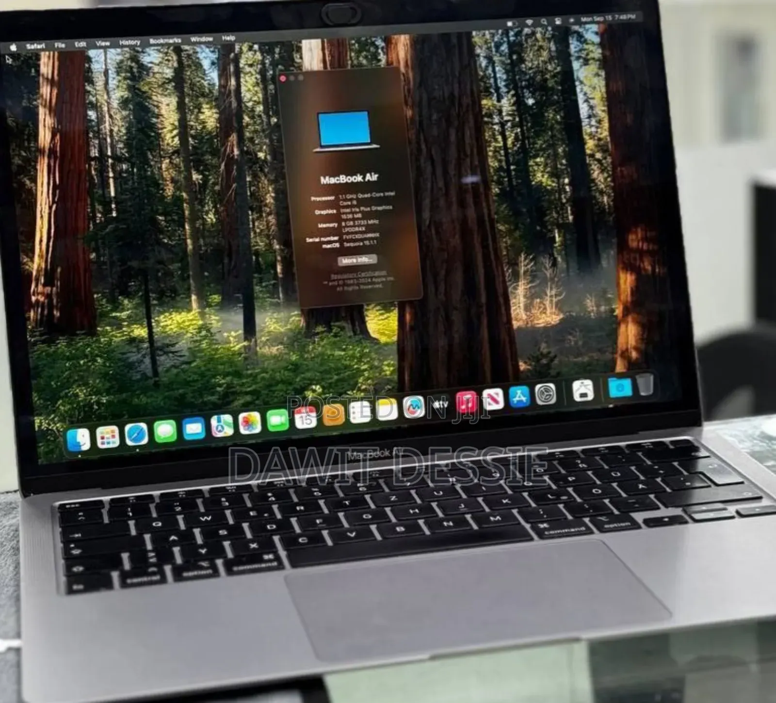 New Laptop Apple MacBook 2020 8GB Intel Core I3 SSD 256GB