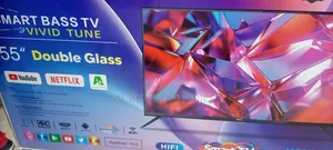 Photo - B S 55 Inch Smart Android 15 Uhd Doble Glass Hifi Speker Japan Tec