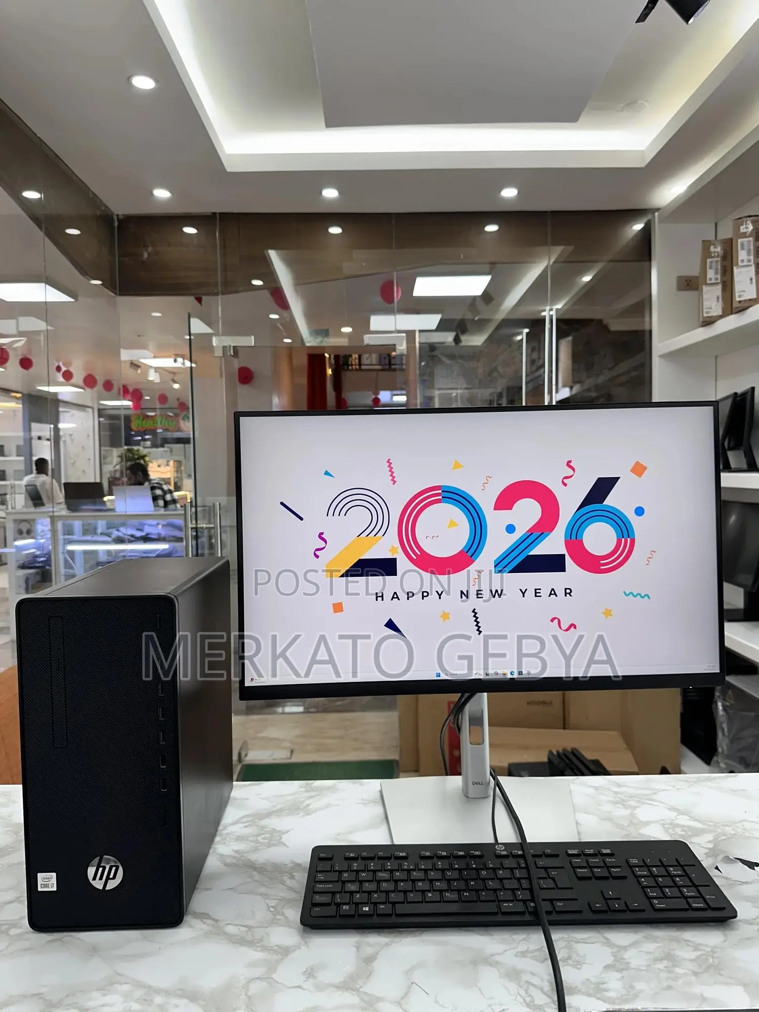 New Desktop Computer HP 400 G7 8GB Intel Core I7 SSD 512GB