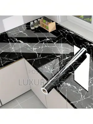 Kitchen Decorative Marble Contact Paper