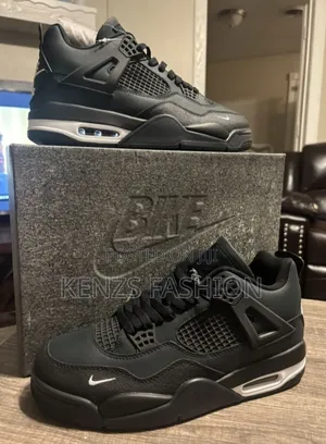 Black Air Jordan 4 Retro "Cave Stone"