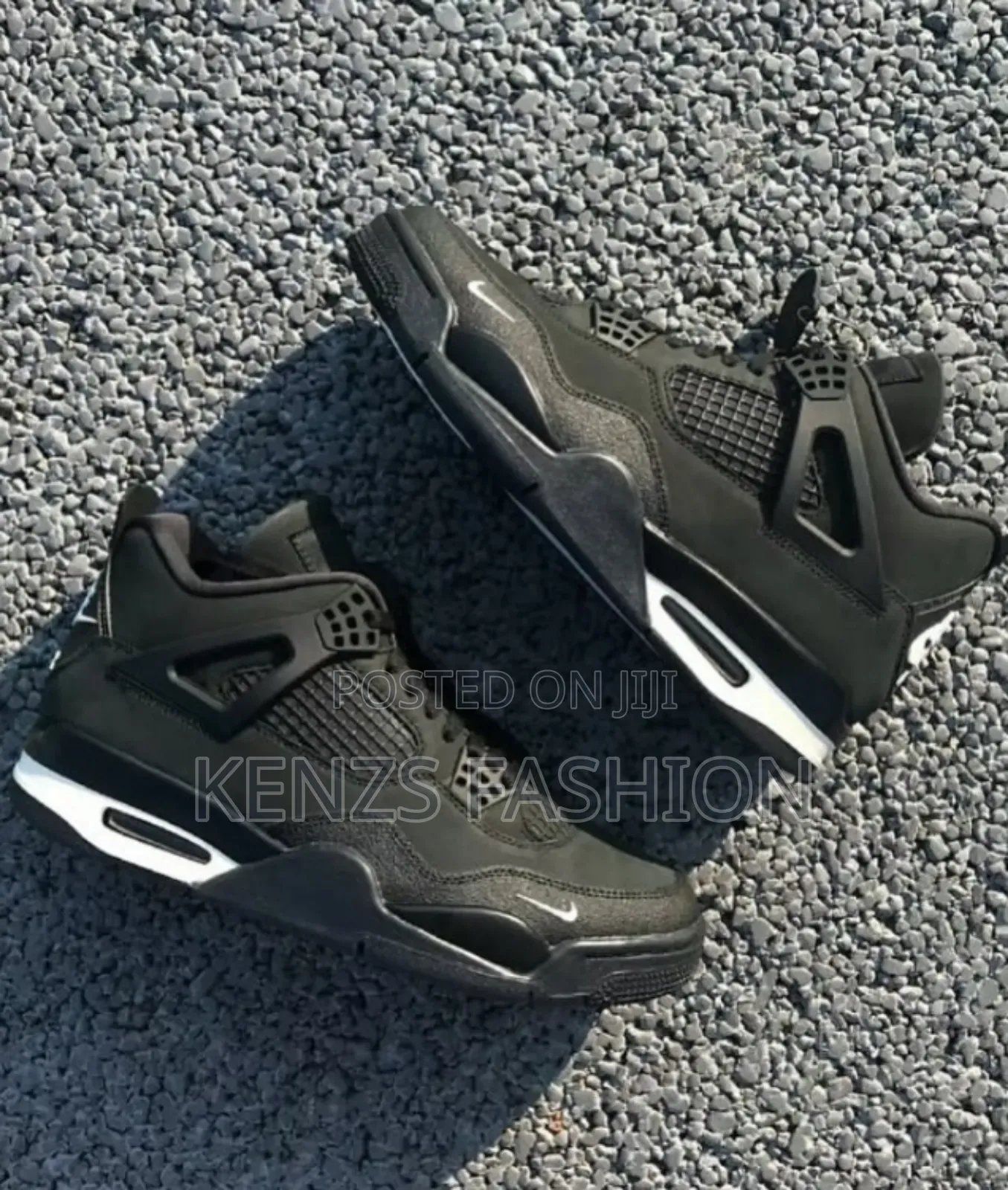 Black Air Jordan 4 Retro "Cave Stone"