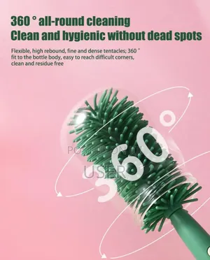 3in1 Silicone Bottle Cleaning Brush