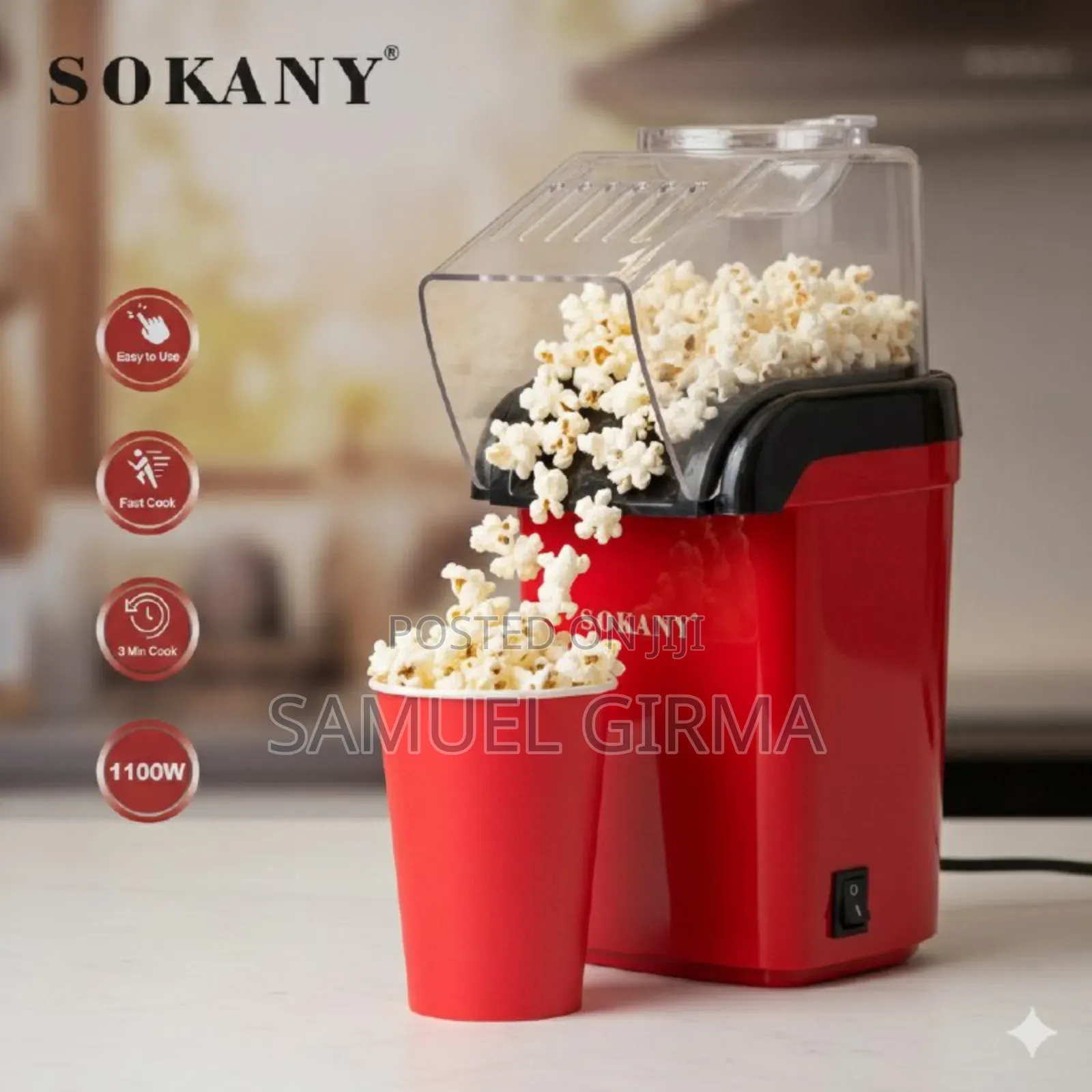 For Making Popcorn Sokany Popcorn Maker
