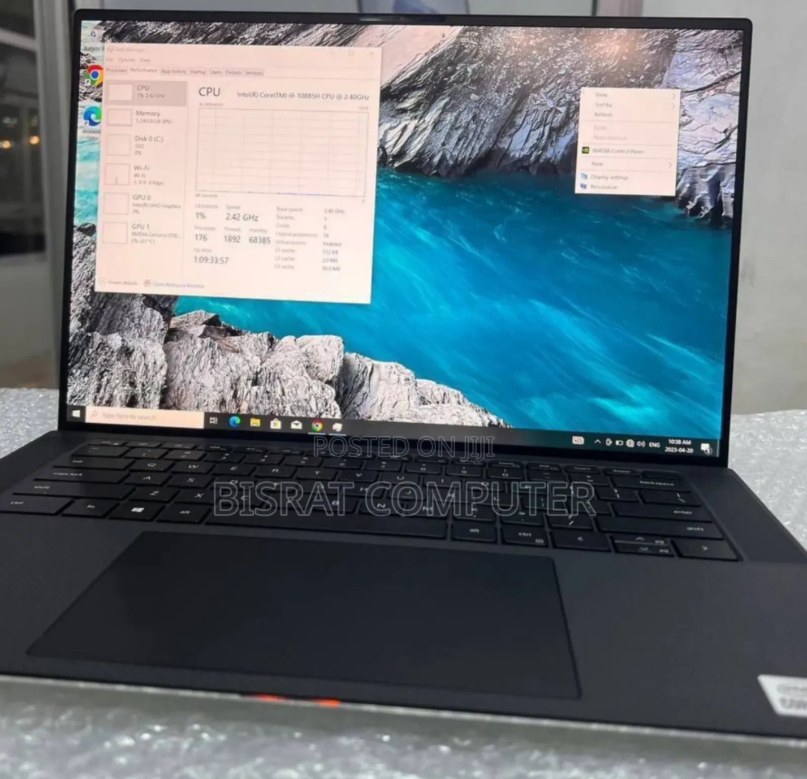 New Laptop Dell XPS 15 32GB Intel Core I7 SSD 1T