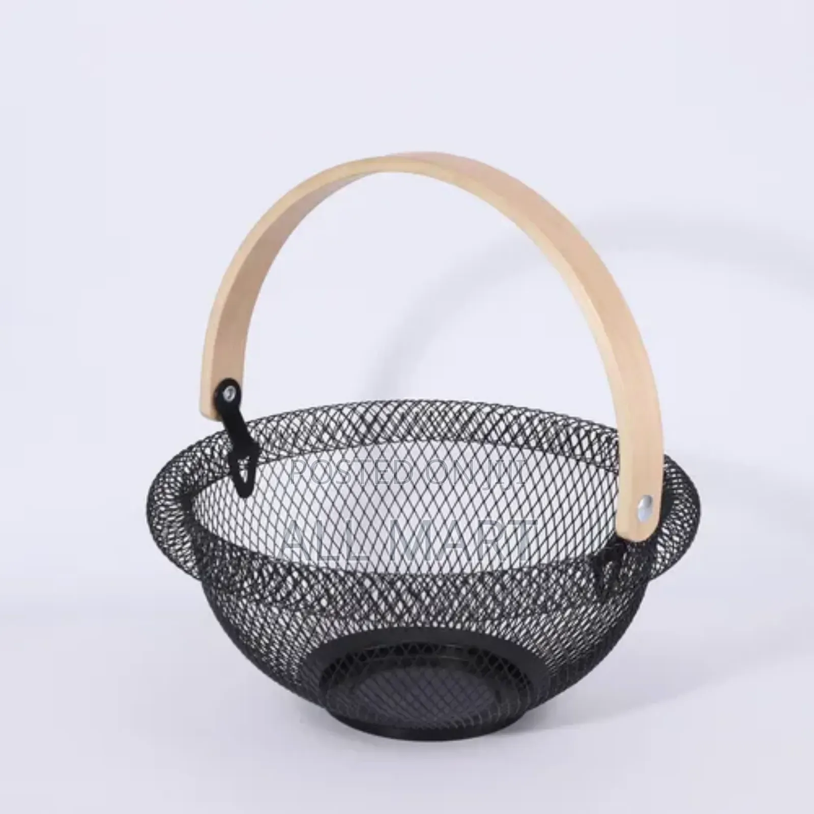 Round Metal Mesh Storage Basket
