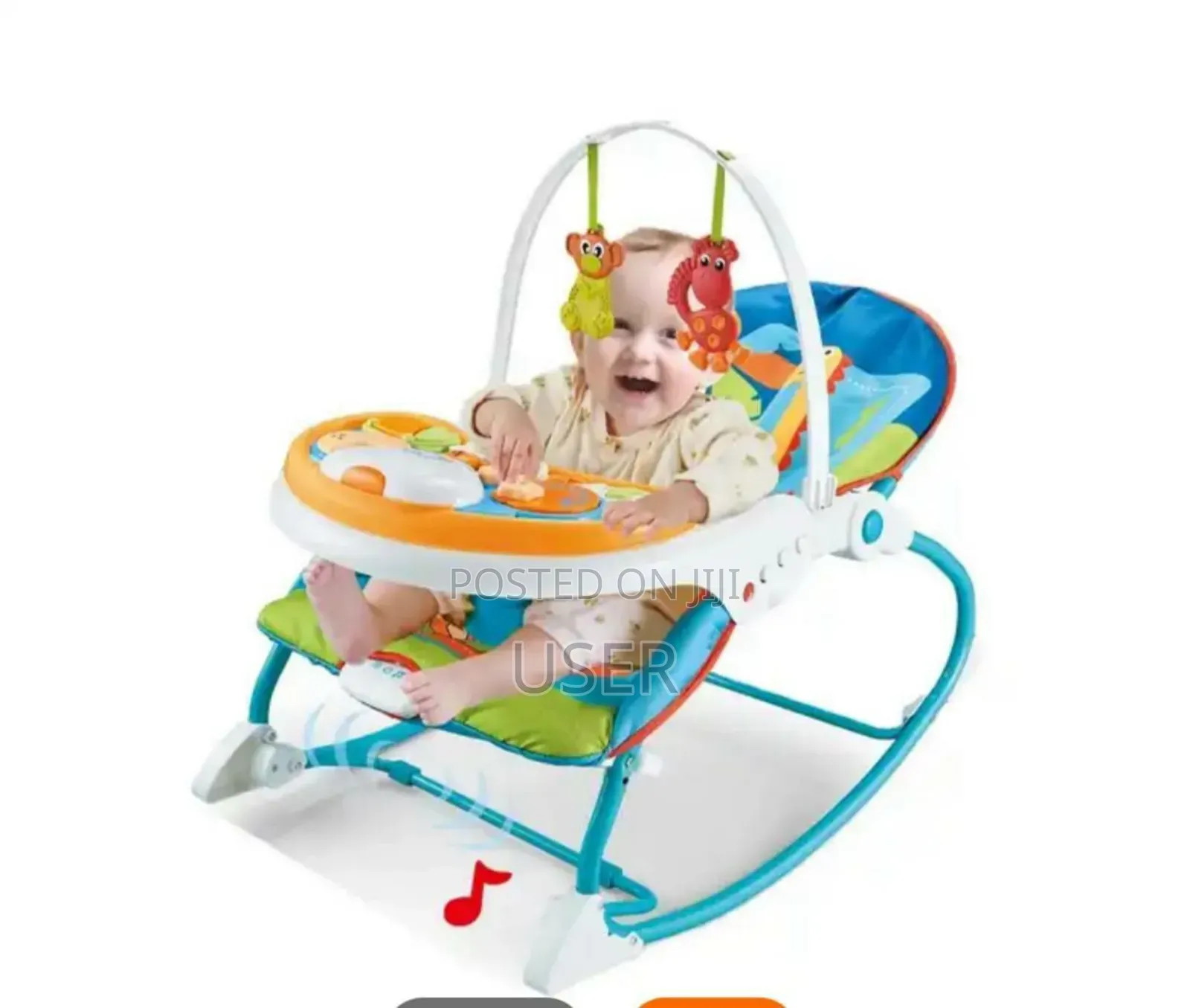 2 in 1 Infant to Toddler Rocker Dining Chair