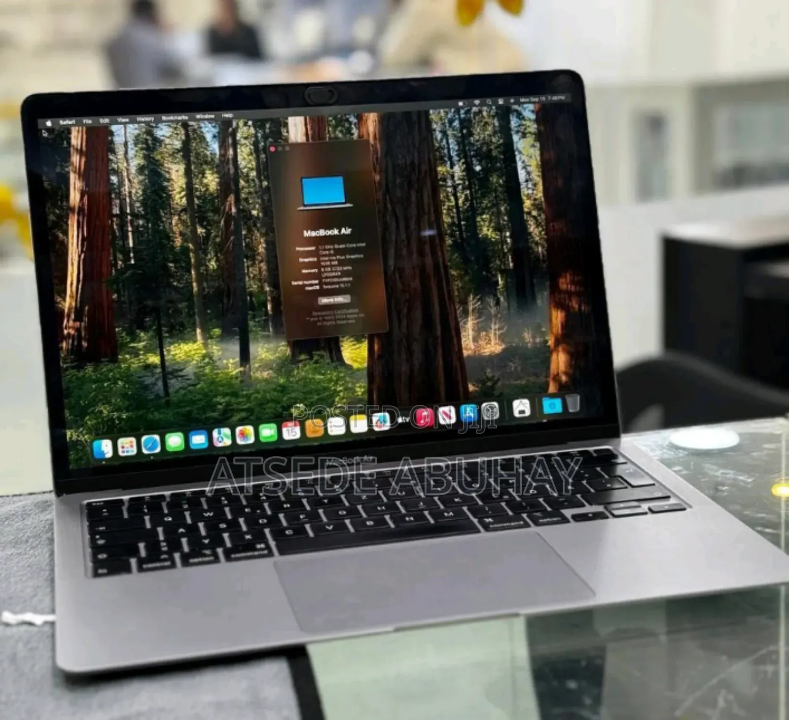 New Laptop Apple MacBook Air 2020 M1 8GB Intel Core I3 SSD 256GB