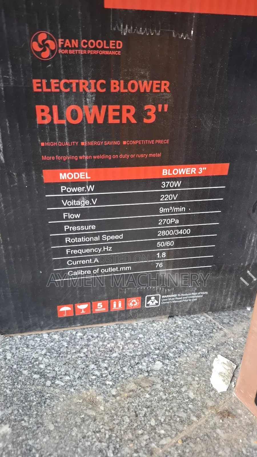 Electrical Blower 3"Inch