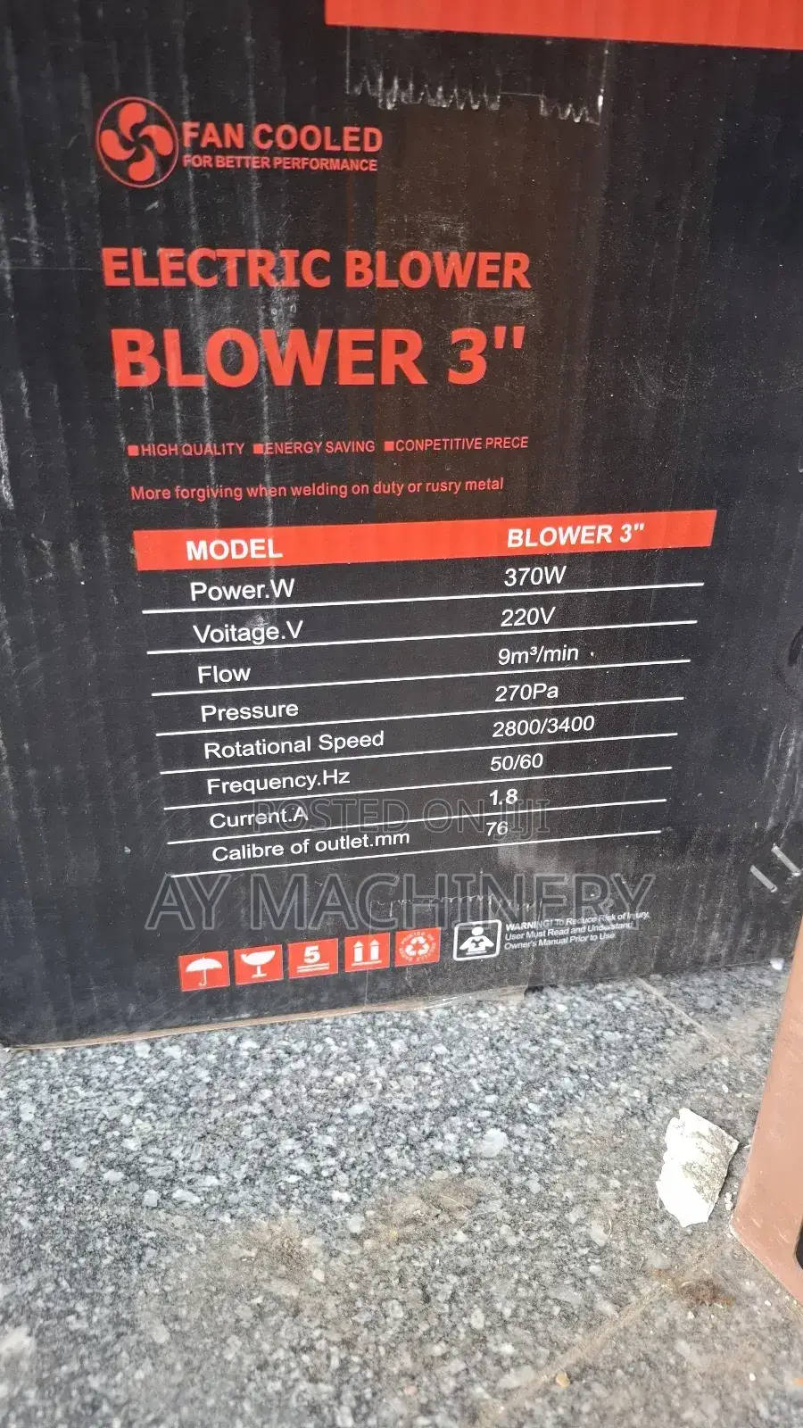 Electrical Blower 3"Inch