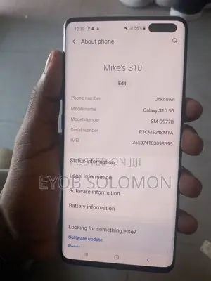 Samsung Galaxy S10 5G 256 GB Blue