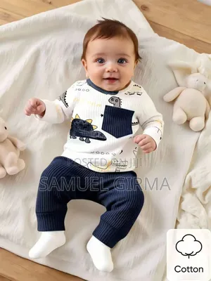 Mk- 0738 Unisex Infant Two Piece Set Outfit