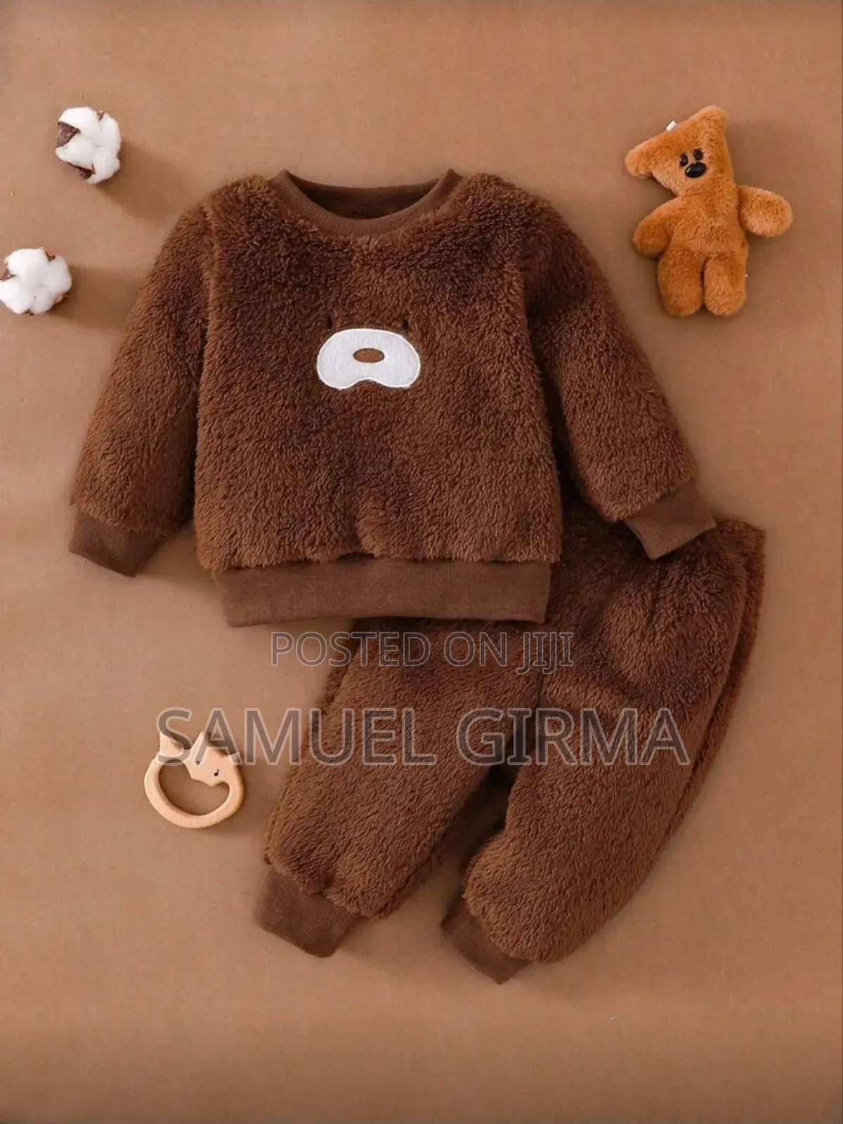 Mk- 0737 Unisex Furry Two Piece Set Outfit