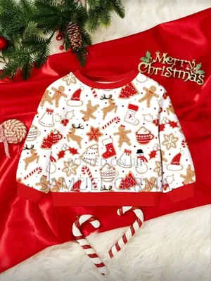 Mk- 0733 Unisex Christmas Cute Top Size: 9 Month - 3 Years