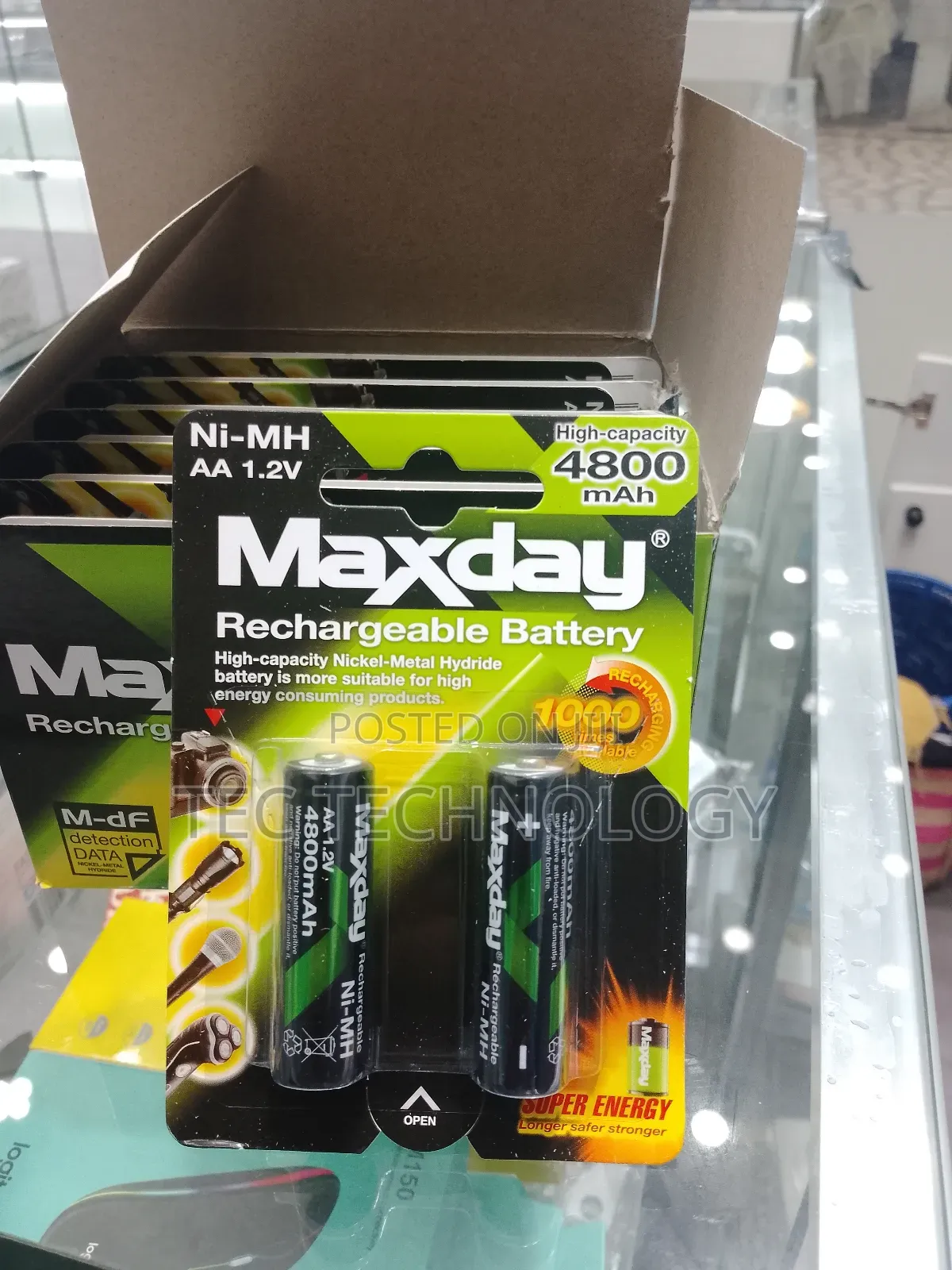 Maxday Rechargeable Battery