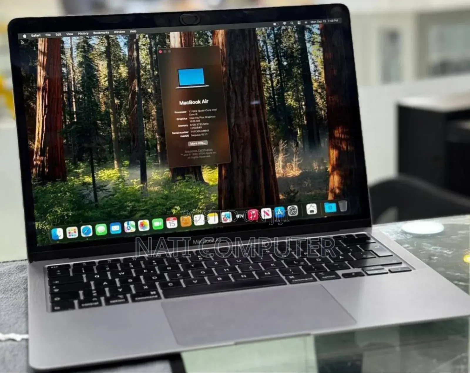 New Laptop Apple MacBook Air 2020 M1 8GB Intel Core I3 SSD 256GB