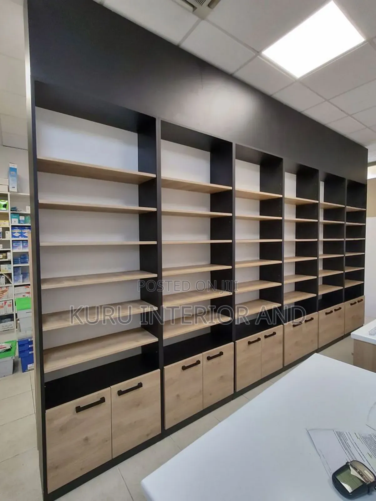 Modern Shelve With Storage 80 Cm X 200cm