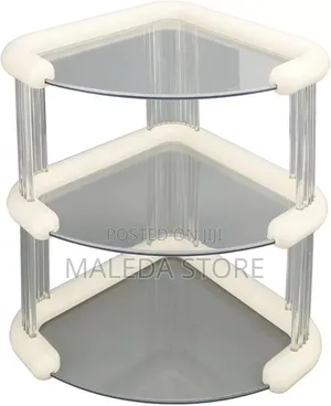 3 Tiers Corner Cosmetics Storage Shelf