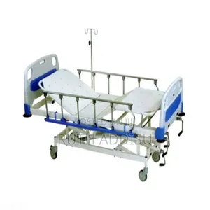 ሆስፒታል ቤድ አልጋ የሆስፒታል Hospital Two Functional Bed Brand New Strong 200kg